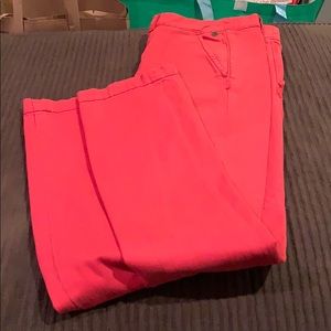 Anthropologie red pants